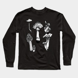 Mushroom Illustration Pack Long Sleeve T-Shirt